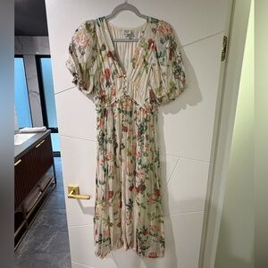Floral V-Neck Dress